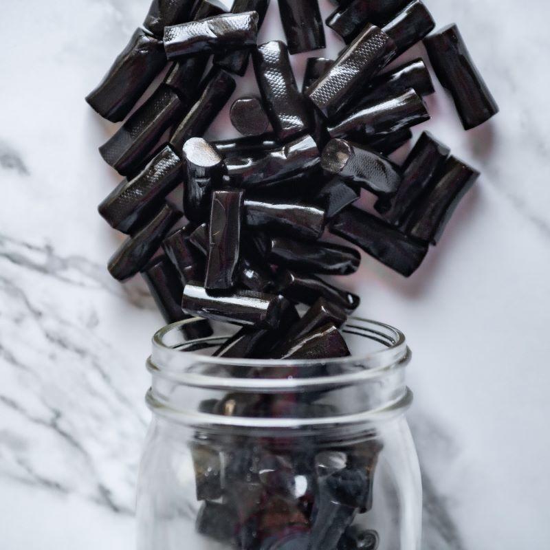 Finnska® Soft Licorice 10oz. Indulge in the smooth, rich taste of classic soft black licorice. Perfect for all licorice lovers who enjoy a chewy, flavorful treat. $10.29 USD