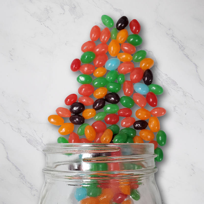 Jolly Rancher® Jelly Beans 16oz. Experience the incredible flavors of Jolly Rancher® candies in a delicious jelly bean form! Enjoy flavors like blue raspberry, orange, green apple, watermelon, grape, and strawberry. $6.29 USD