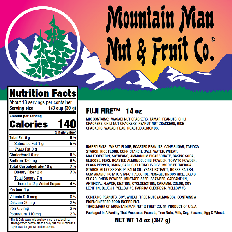 4085 Fuji Fire™ 14oz Label