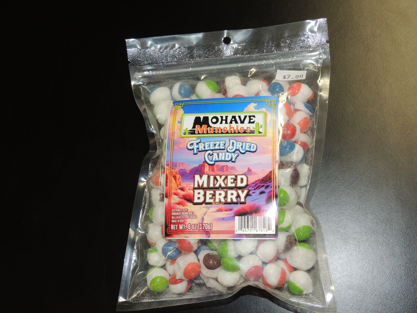 Freeze-Dried Mixed Berry - 6oz.
Get ready for a burst of berry goodness in every crispy bite! $7.00 USD