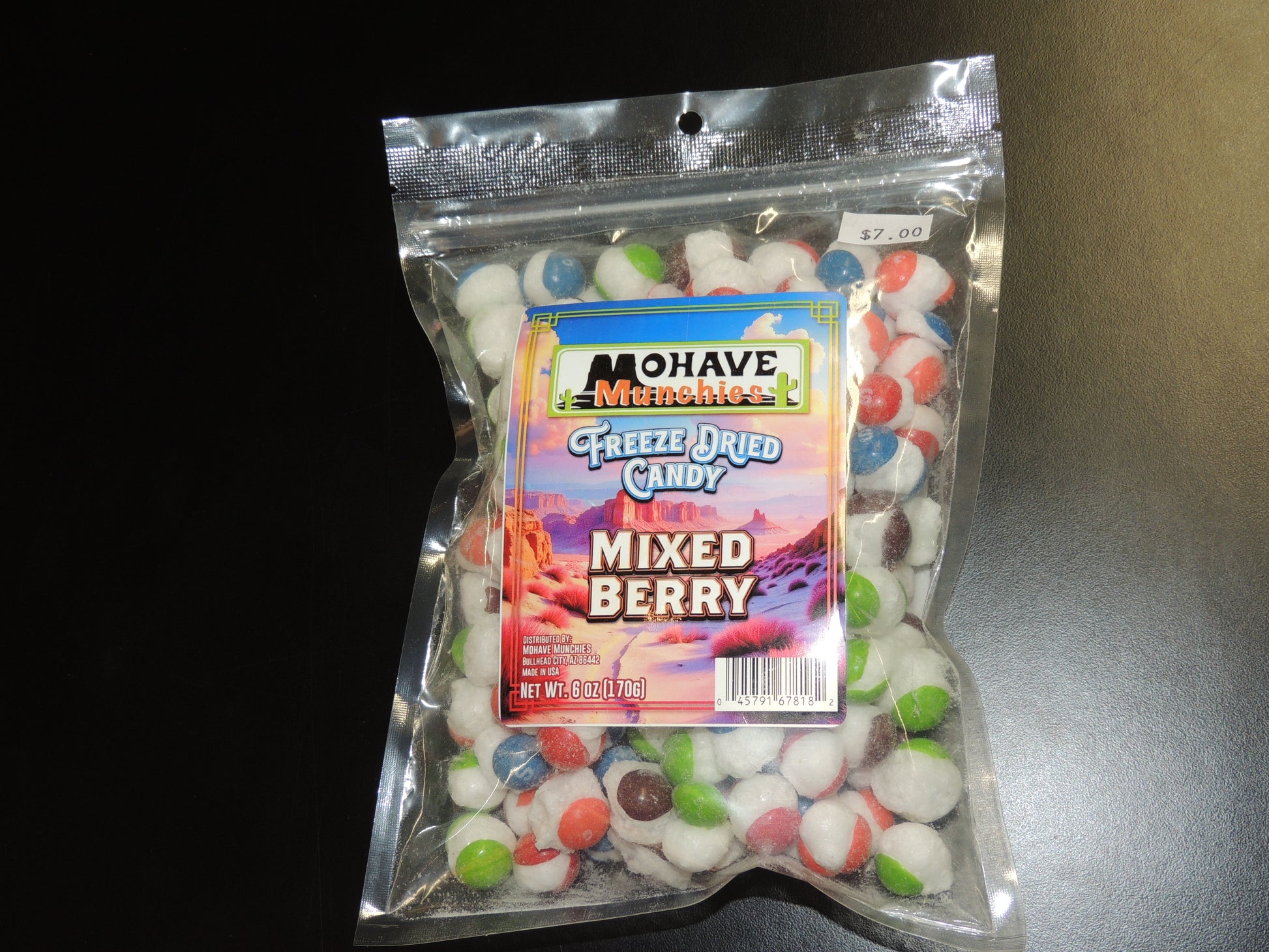 Freeze-Dried Mixed Berry - 6oz.
Get ready for a burst of berry goodness in every crispy bite! $7.00 USD