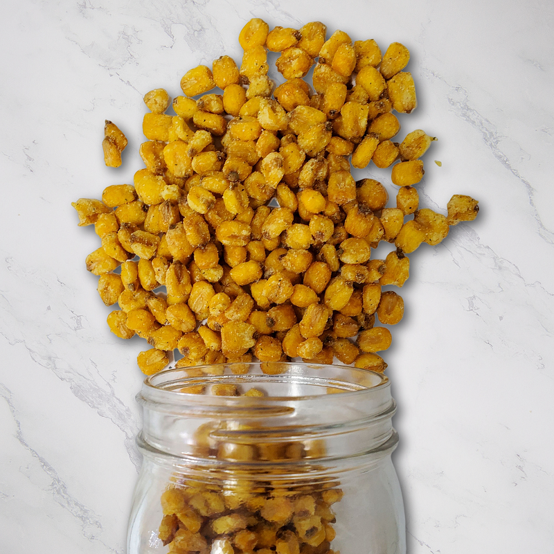 Ranch Toasted Corn 14oz. Snack on the delicious crunch of toasted corn, perfectly seasoned with savory ranch flavor. It’s the ultimate treat for anyone who loves a zesty, crunchy snack! $6.00 USD