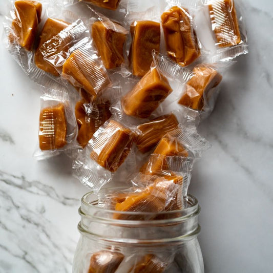Gourmet Butter Caramels 13oz. Rich, Creamy, and Irresistibly Delicious!
Treat yourself to the rich, melt-in-your-mouth goodness of our Gourmet Butter Caramels. $11.79 USD